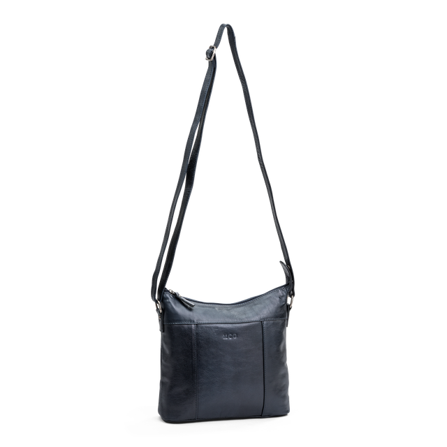 Crossbody-veske i skinn