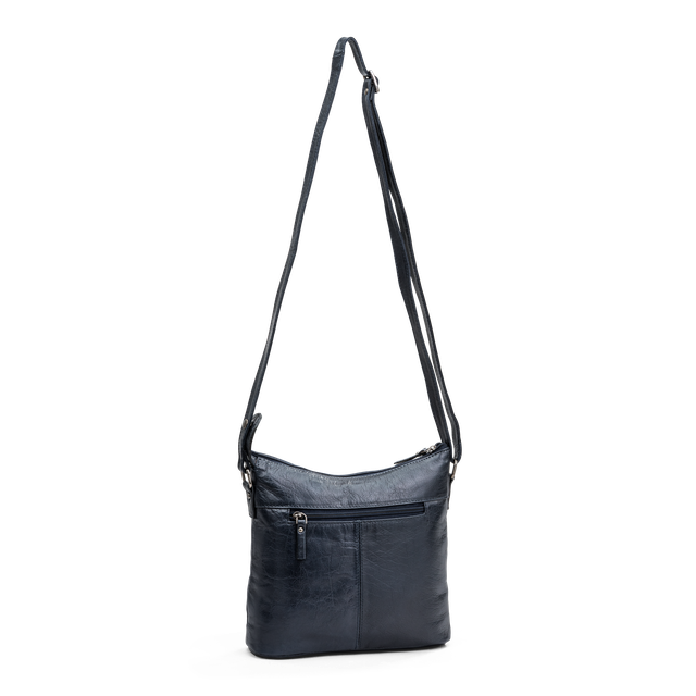 Crossbody-veske i skinn