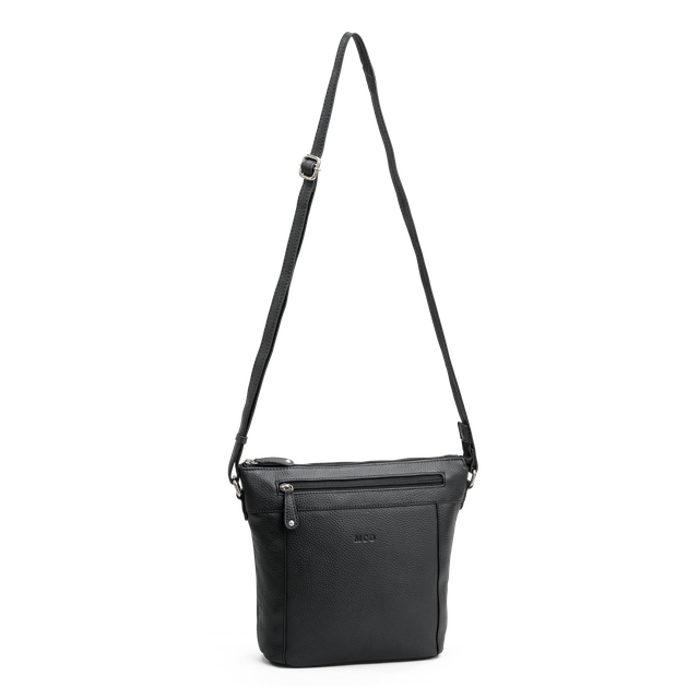 Skulderveske i skinn