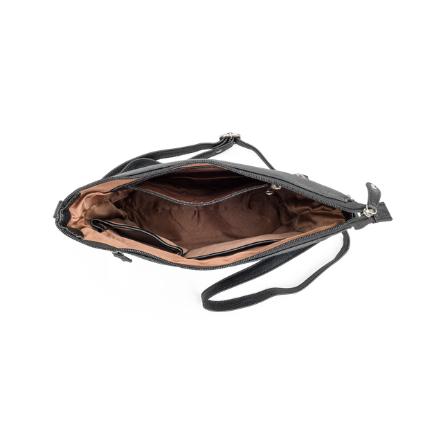 Skulderveske i skinn