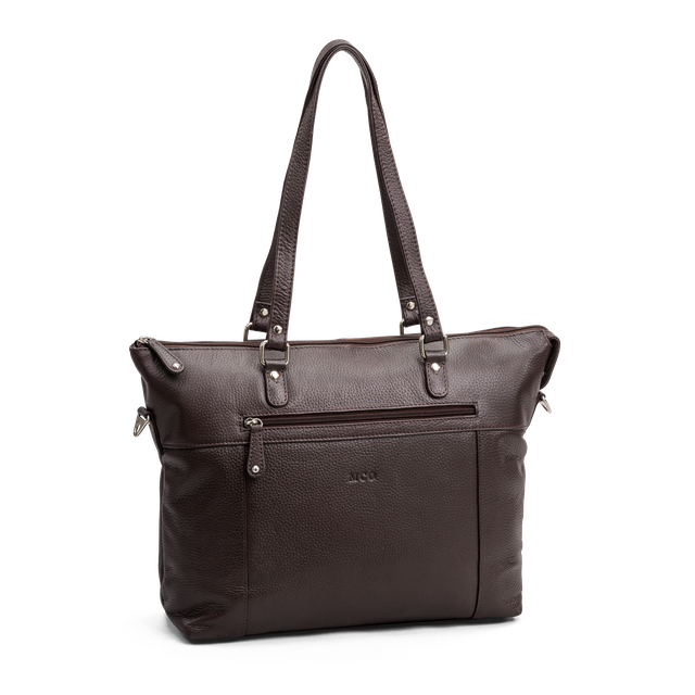 Tote bag i skinn til pc 13,3"