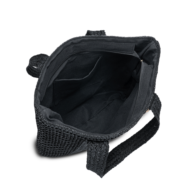 Shopper-veske i strå