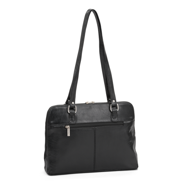 Skulderveske i skinn