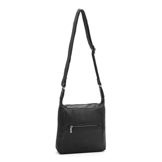 Crossbody-veske i skinn