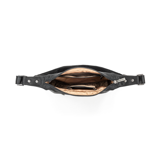 Crossbody-veske i skinn