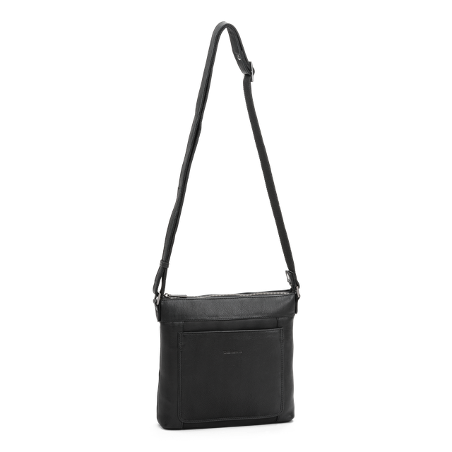 Crossbody skulderveske i skinn