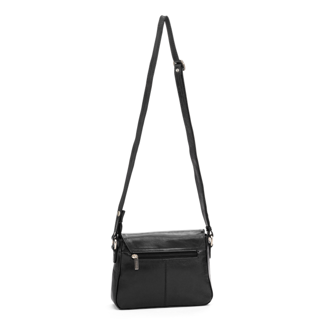 Crossbody-veske i skinn