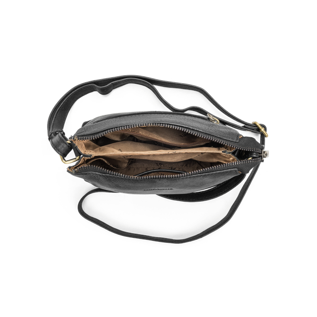 Clutch veske i skinn