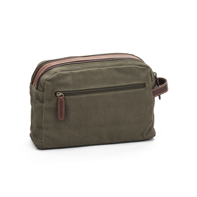 Toalettmappe i skinn