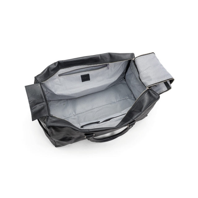 Florence weekendbag i skinn