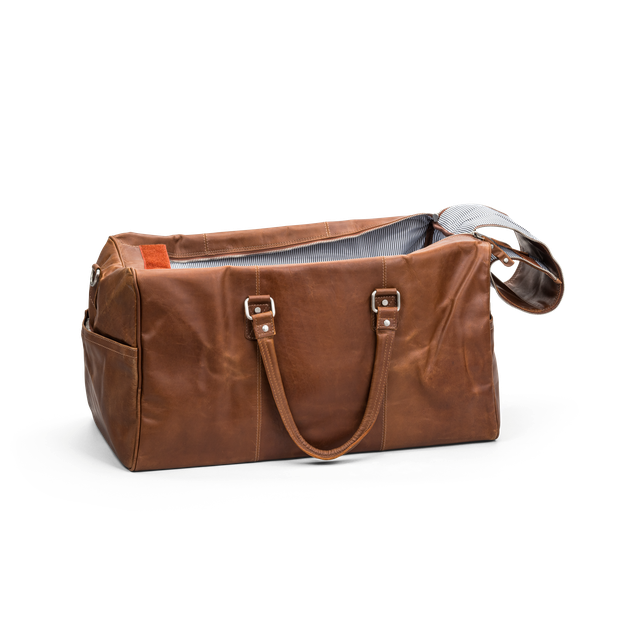 Florence weekend bag i skinn