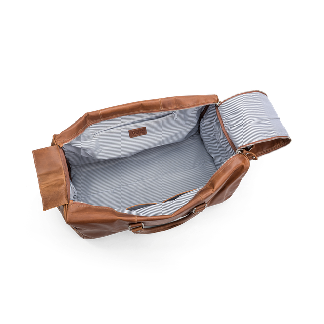 Florence weekend bag i skinn