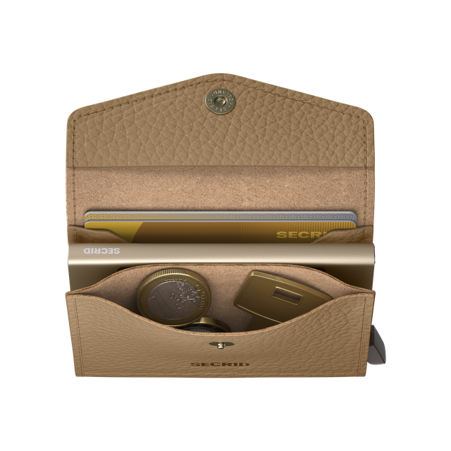 Envelope wallet Cappuccino