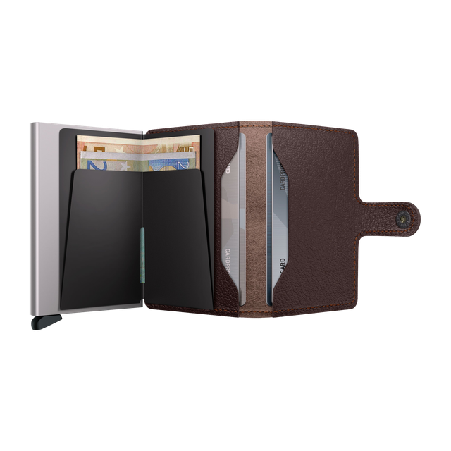 Miniwallet lommebok basic brun
