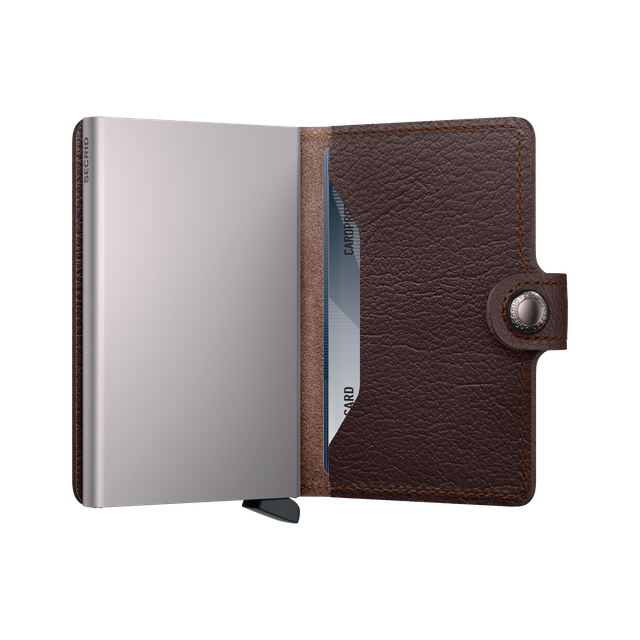 Miniwallet lommebok basic brun