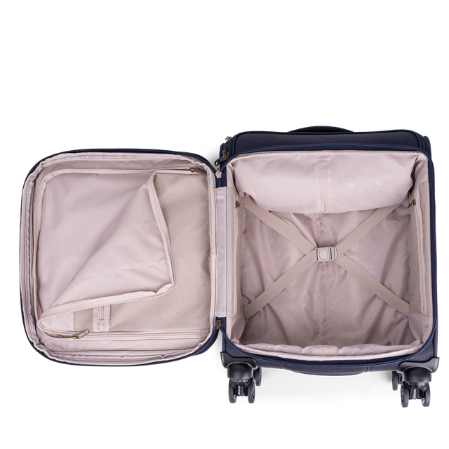 Lounge utvidbar kabinkoffert, vannavvisende, 55 cm, 40/43 L