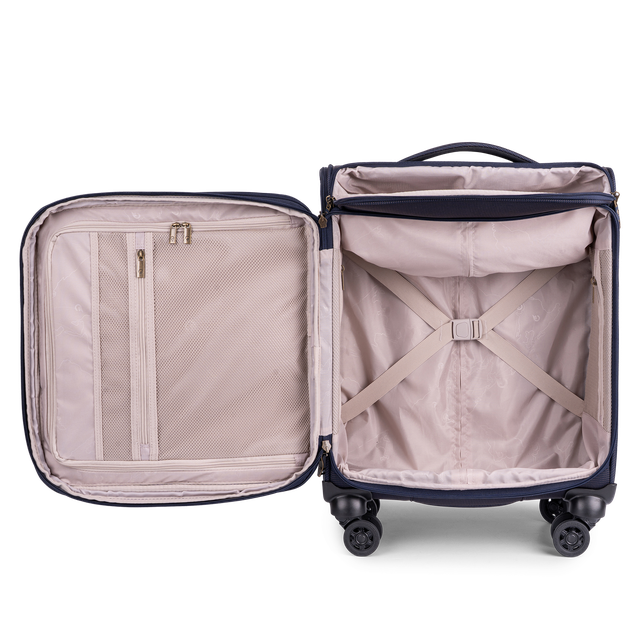 Lounge utvidbar kabinkoffert, vannavvisende, 55 cm, 40/43 L