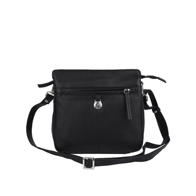 Bari Alfrida crossbody-veske skinn
