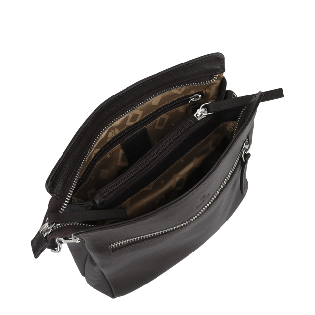 Bari Alfrida crossbody-veske skinn