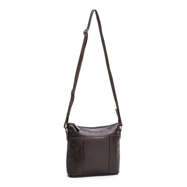 Crossbody-veske i skinn