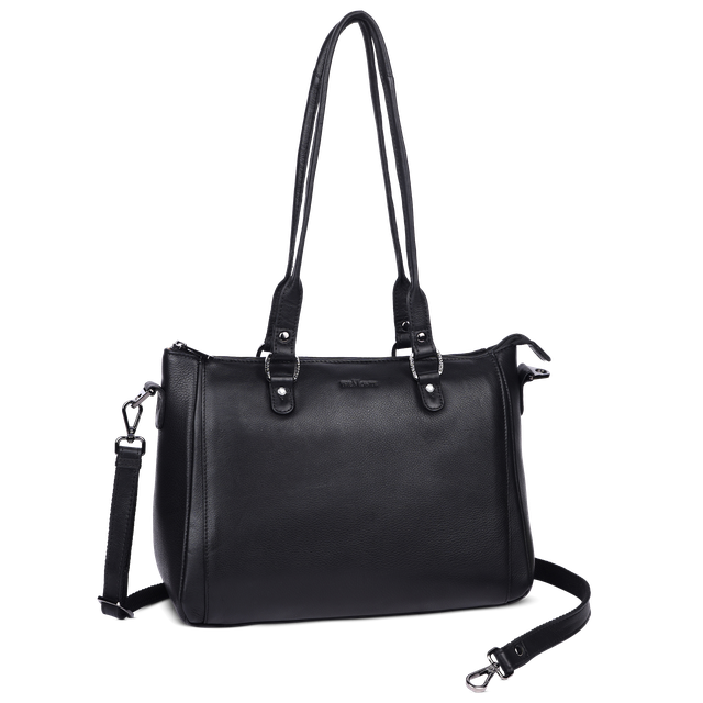 Tote bag medium i skinn