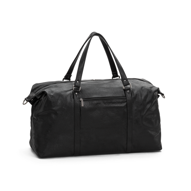 Weekend bag i skinn, 35 L