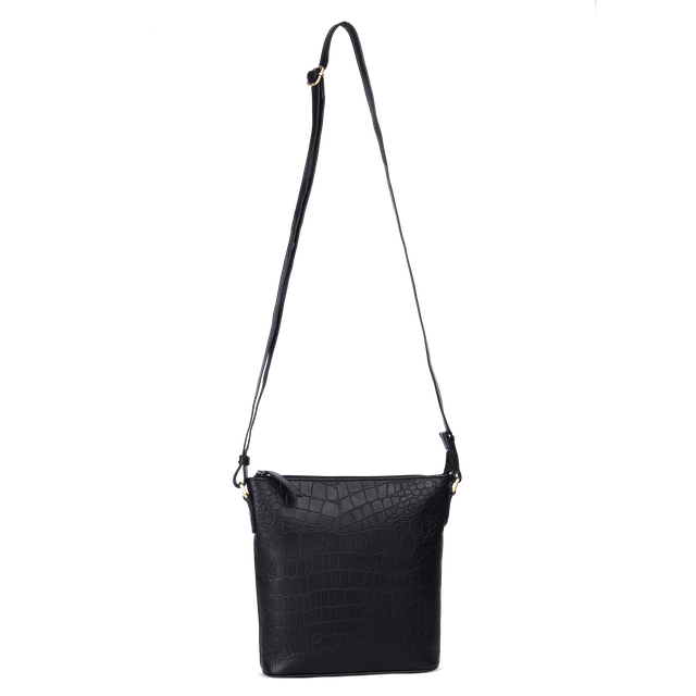 Skulderveske crossbody medium i skinn