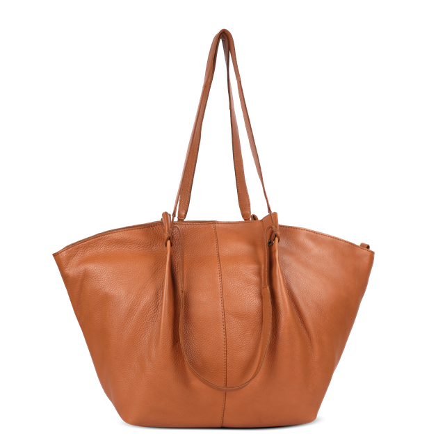 Chic Boho tote bag i skinn