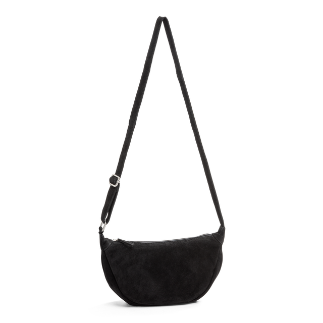 Suede sling bag