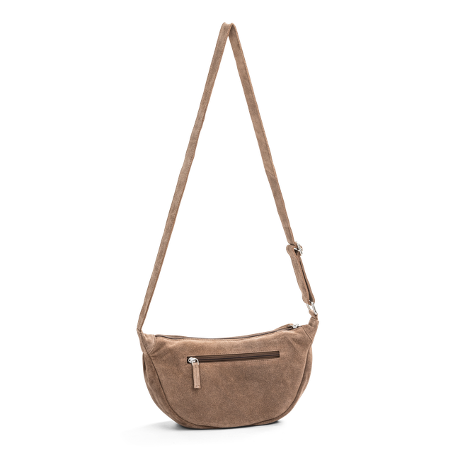 Suede sling bag