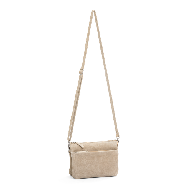 Suede large clutch