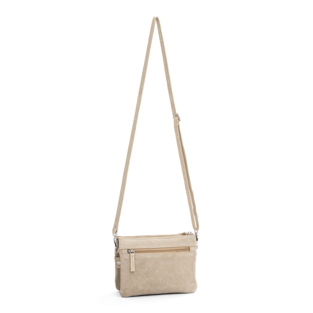 Suede large clutch