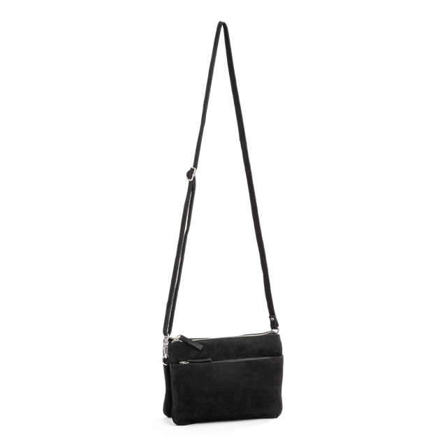 Suede large clutch