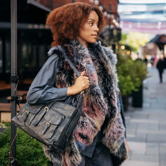 Vintage Still Rocks tote bag i skinn