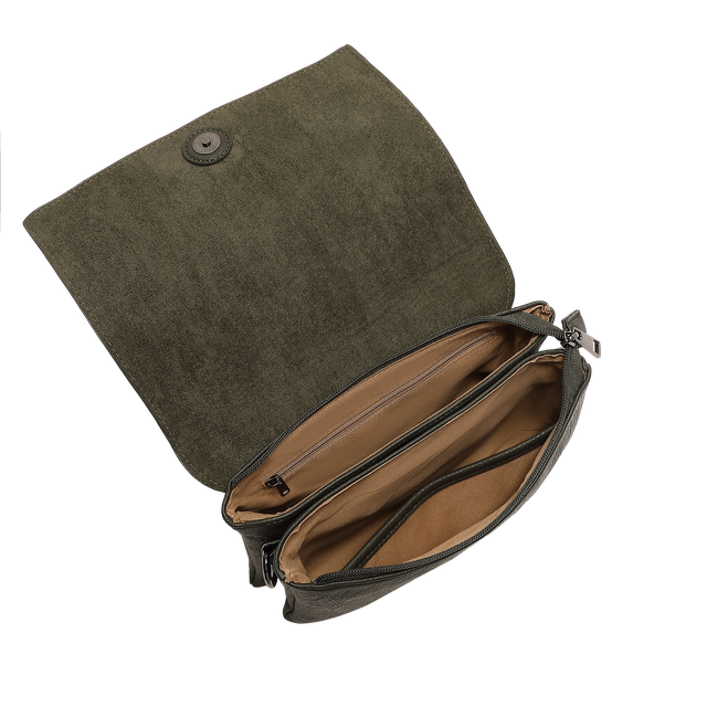 Isabel crossbody-veske med klaff