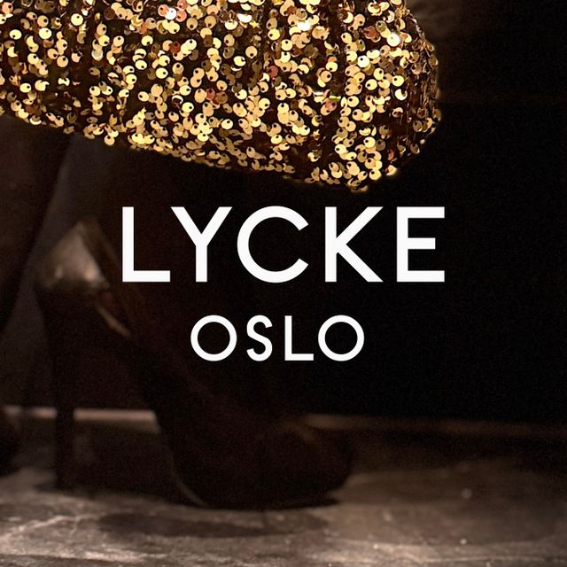 Lycke oslo glitter veske gull