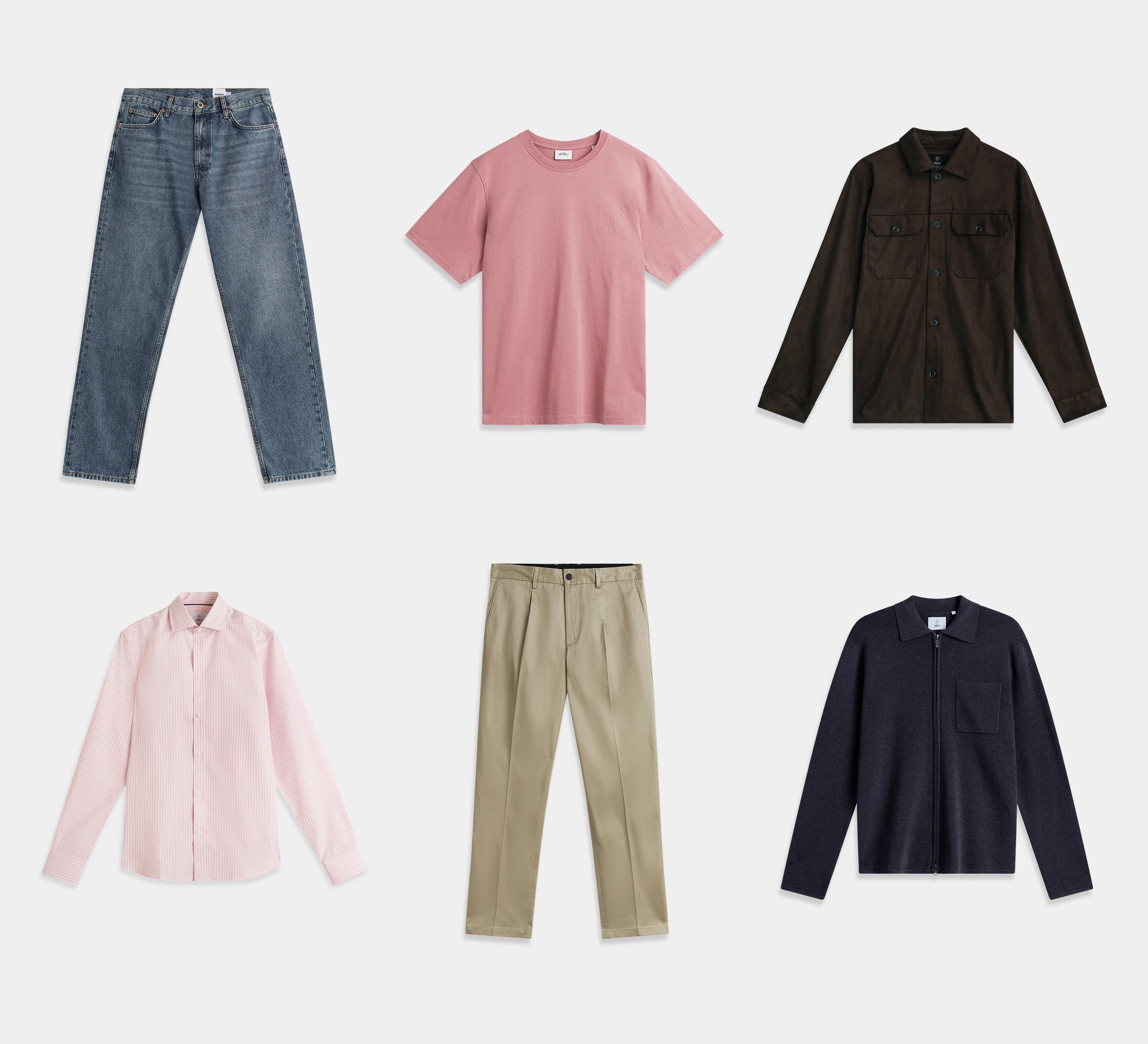 Miesten vaatteet MQ:lta.