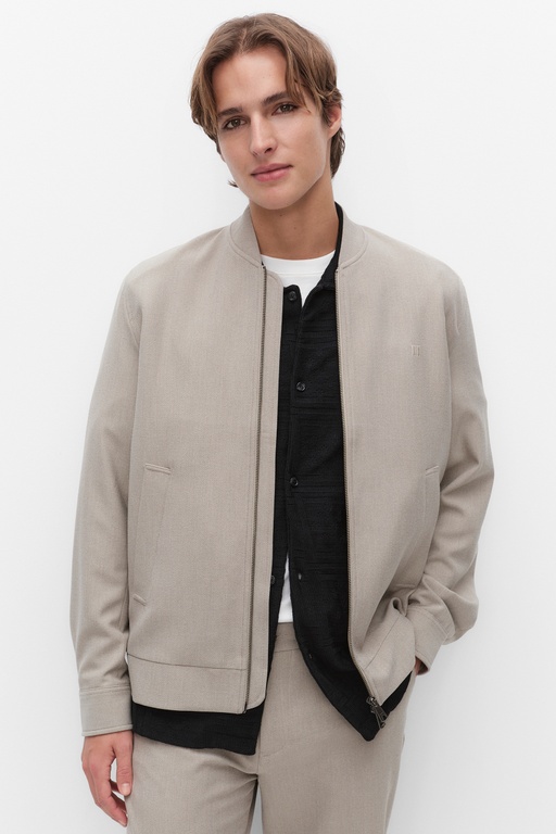 Como reg bomber jkt LAUREL OAK SAND