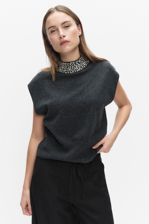 Gzmanzi waistcoat DEEP GRAPHITE