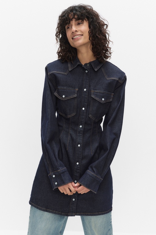 Gzmae dress Gzmae dress DARK BLUE RINSE