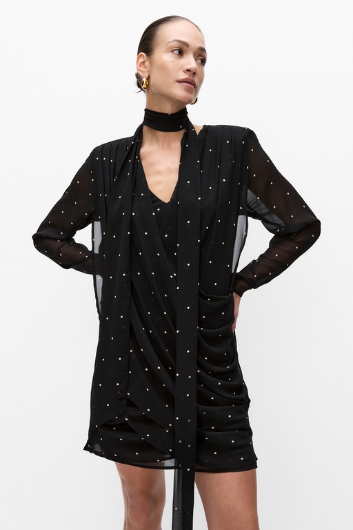 Gzdorthie p dress KHAKI DOT