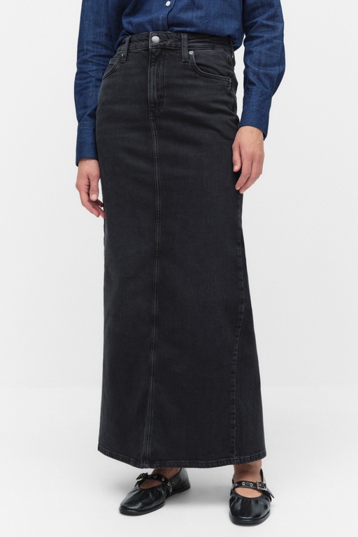 Back slit maxi skirt DARK AGE