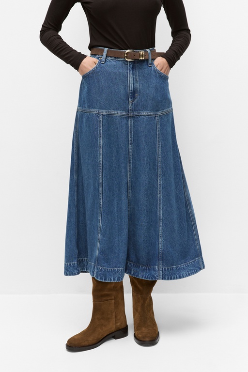 Seamed midi skirt Seamed midi skirt TORRENTIAL