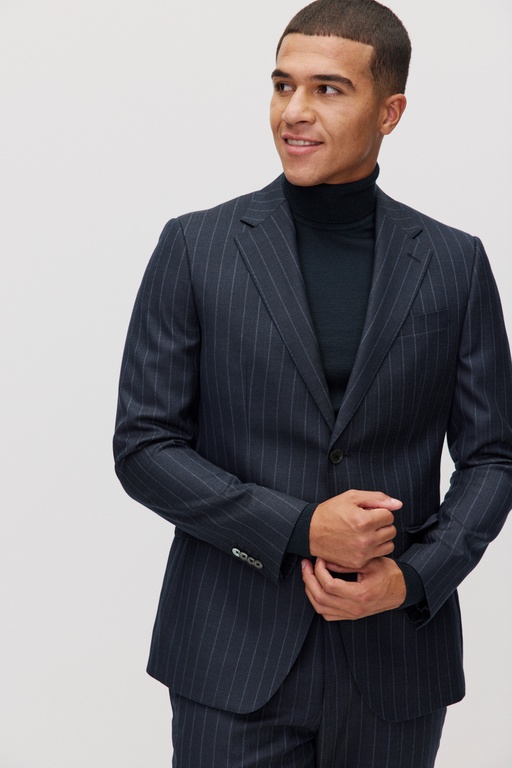 Smith chalk stripe blazer Smith chalk stripe blazer DARK NAVY