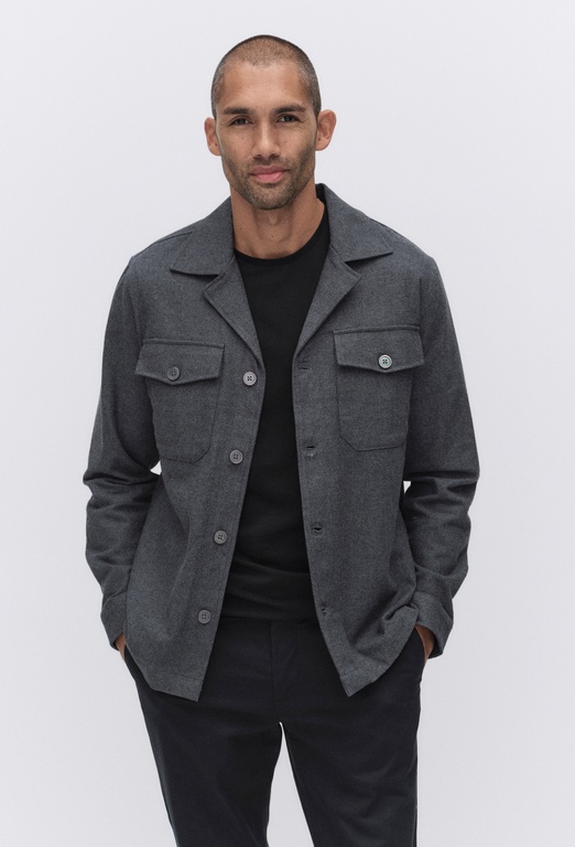 Simon overshirt Simon overshirt MID GREY MEL