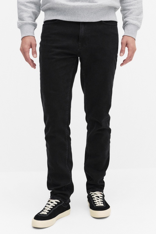 Post regular fit BLACK WASH