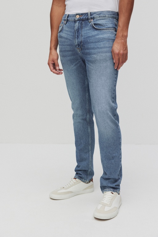 Post regular fit DUSK BLUE