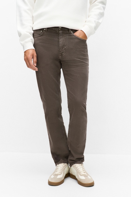 Post regular fit VINTAGE BROWN