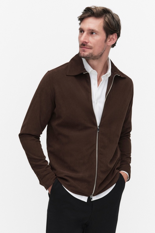 Aden cord zip Aden cord zip BROWN