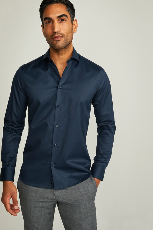 Jacob twill shirt Jacob twill shirt DARK BLUE